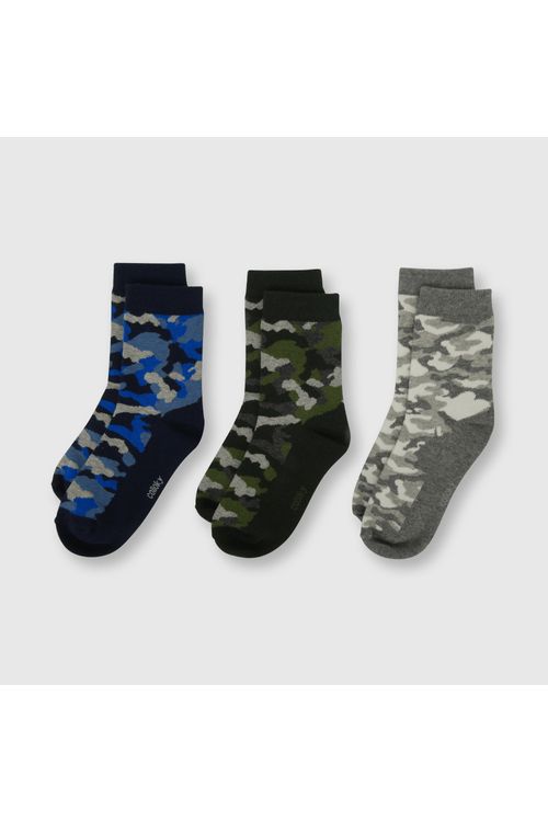 Medias De Niño 3 Pack Gris (23-37 Calzado) Colloky