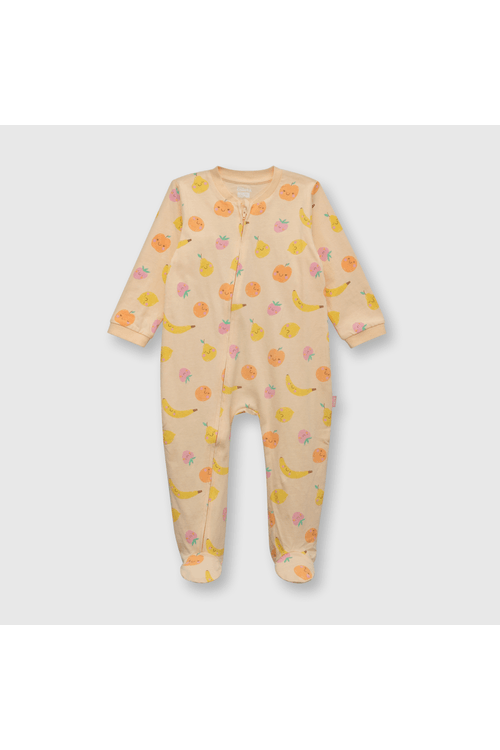 Pijama de bebe niña algodón damasco