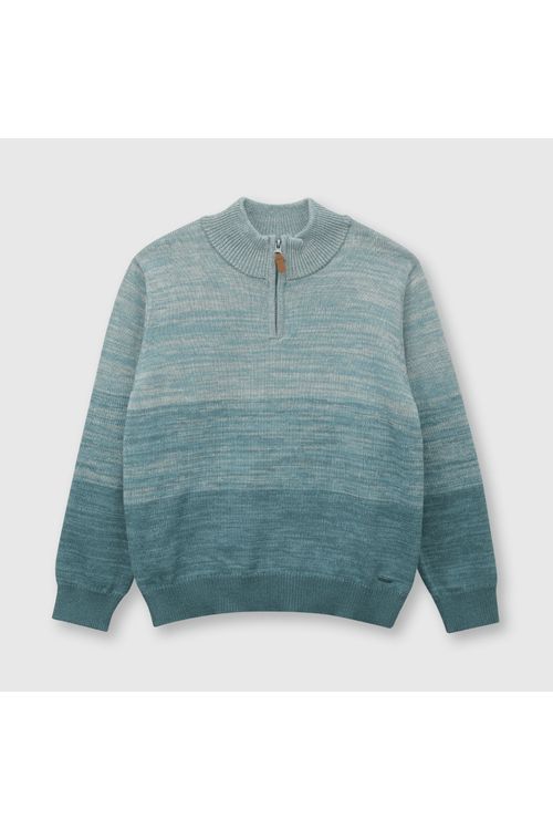 Sweater De Niño Degrade Verde Colloky