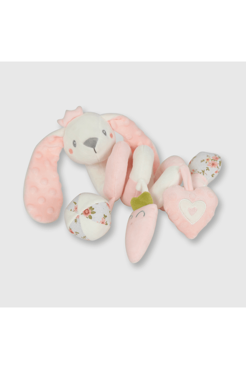 Juguete de bebe niña espiral rosado