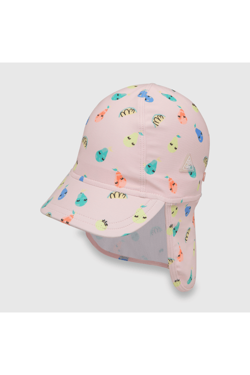 Gorro de bebe niña con filtro Uv rosado