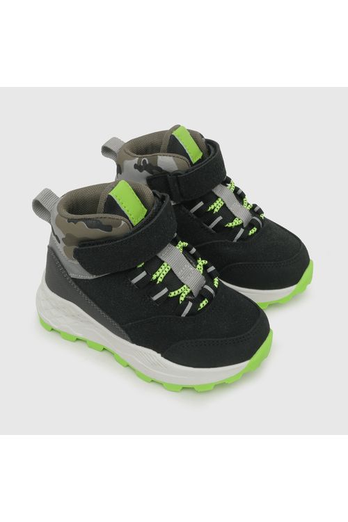 Botin De Niño Velcro Negro Colloky