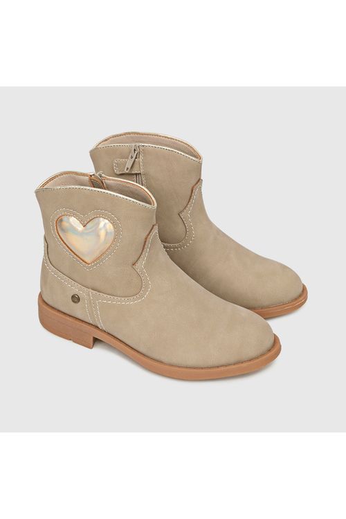 Bootie Para Niña Beige Colloky