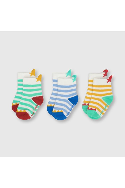 Medias De Bebé Niño 3 Pack Blanco (0 A 48 Meses) Colloky