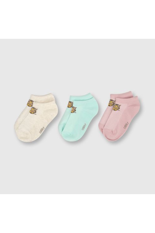 Medias De Niña 3 Pack Calipso (3 A 10 Años) Colloky