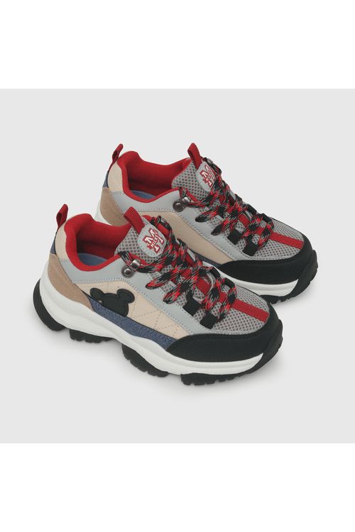 Zapatilla De Niño Disney Mickey Gris Colloky