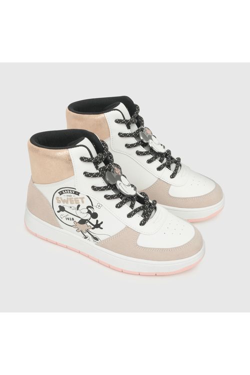 Zapatilla De Niña Basket Disney Blanco Colloky