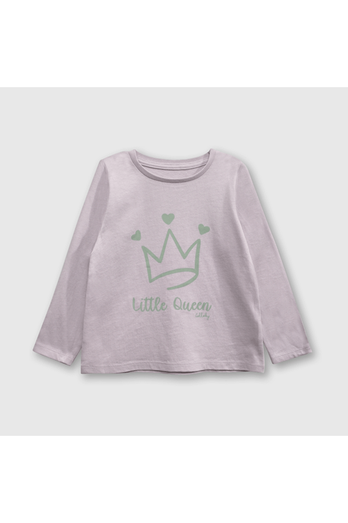 Polo de Niña corona violeta