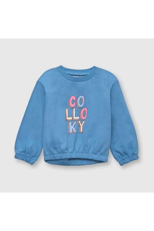 Polerón De Bebé Niña Celeste Colloky