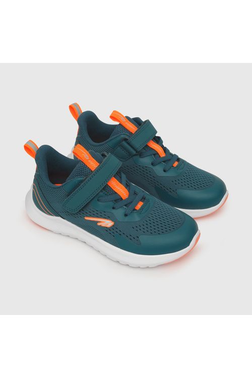 Zapatilla Niño Velcro Reciclada Azul Colloky