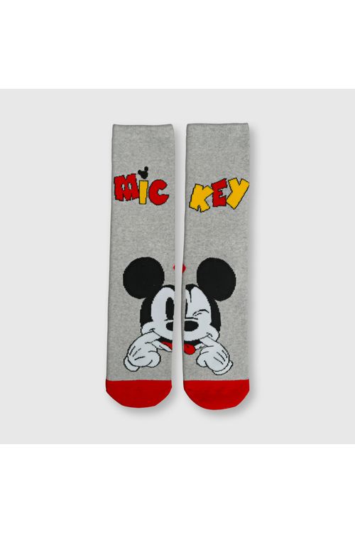 Medias De Niño Antideslizante Mickey Gris Colloky