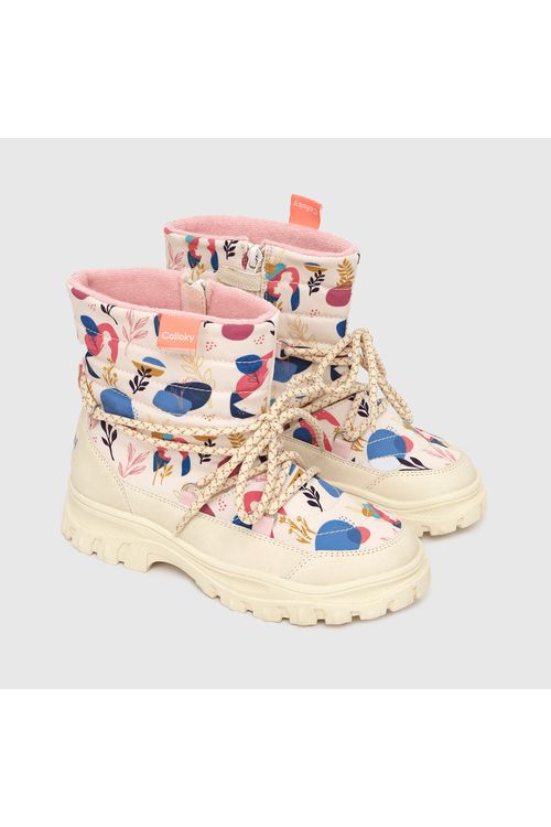 Bota De Frozen Con Cierre Niña Blanco Colloky