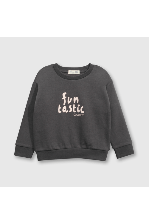 Polerón de niña marengo