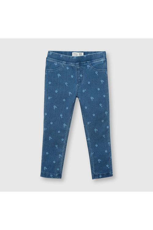 Jegging De Bebé Niña Elasticado Azul Colloky