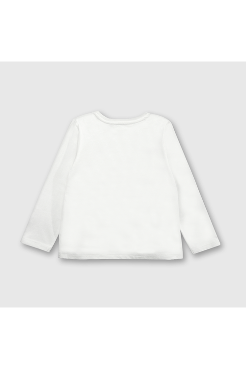 Polo de niña corazon de niña corazón off white