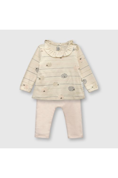 Clemente De Bebé Ovejas Niña Beige Colloky
