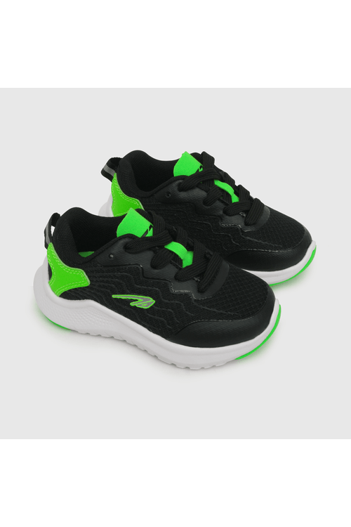 Zapatilla deportiva de niño caña baja negro
