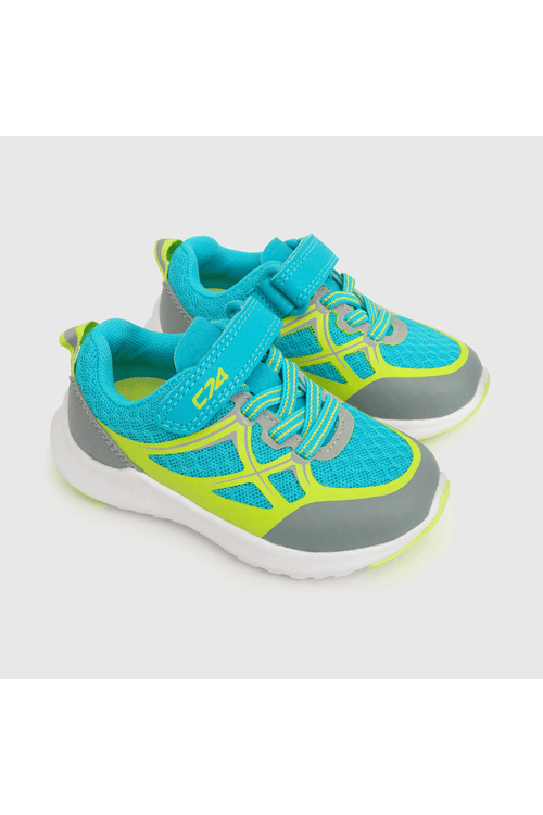 Zapatilla deportiva de niño caña baja gris