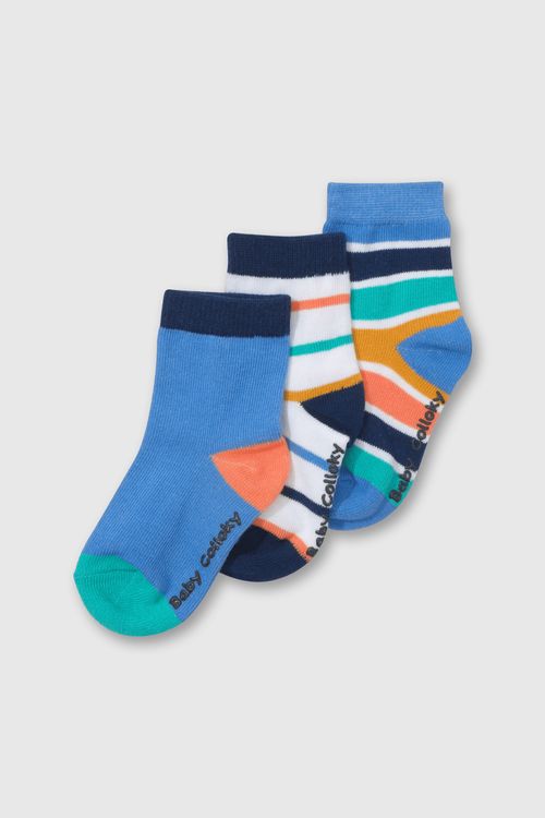 Medias Deportivas De Niño Colección Azul