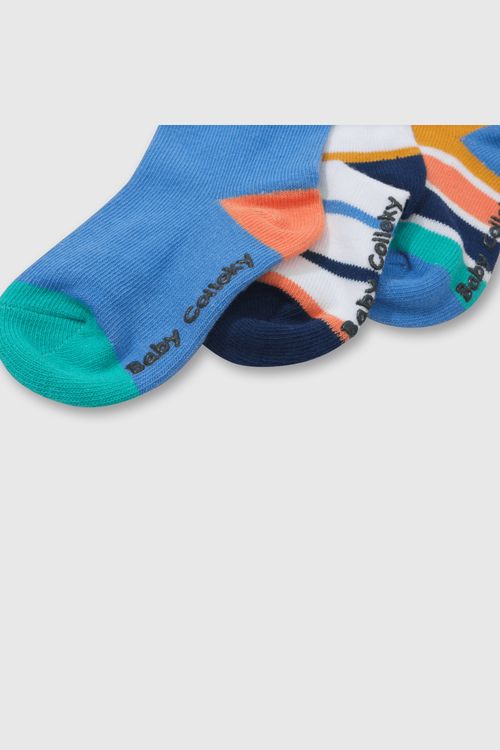 Medias Deportivas De Niño Colección Azul