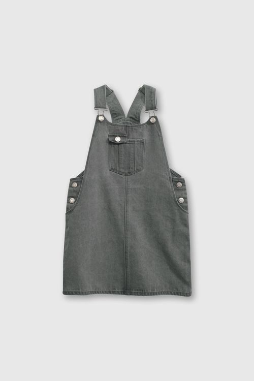 Vestido De Niña Jeans & Co Gris