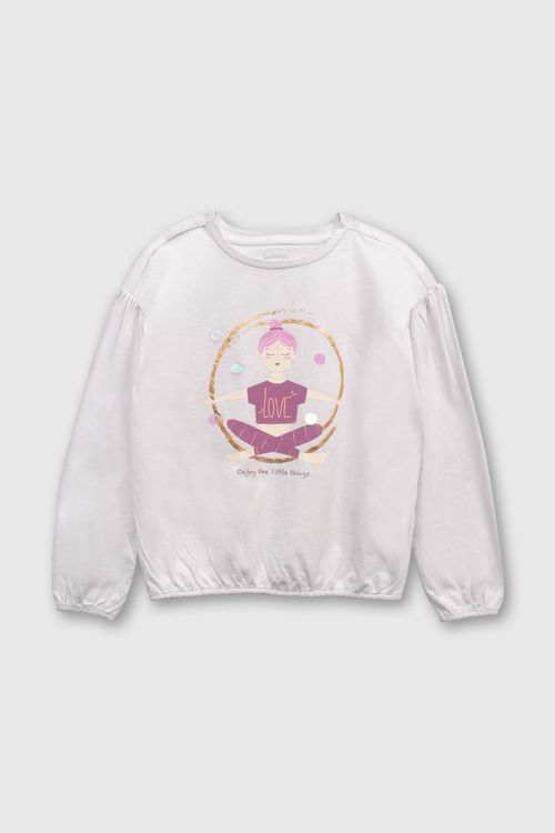 Polo De Niña Colección Morado