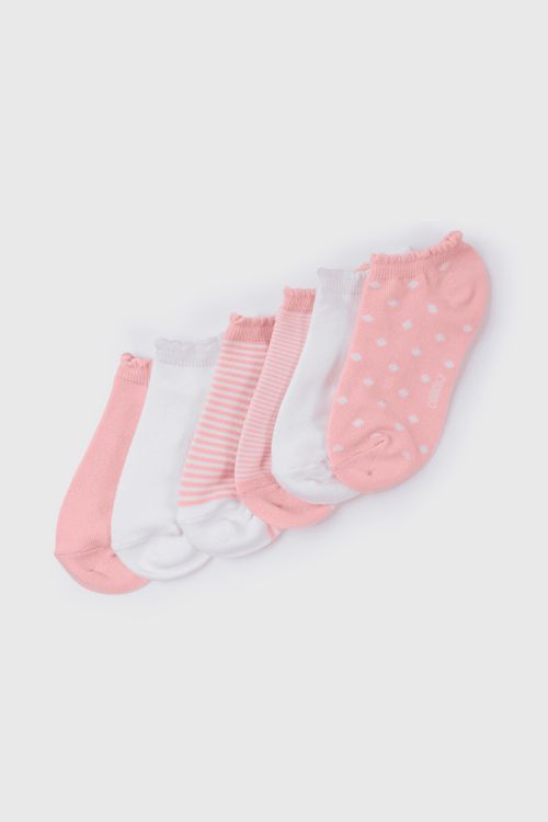Medias Cortas De Niña Colección Rosado