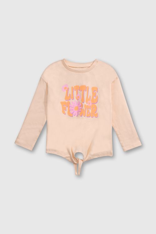 Polo De Niña Naranjo