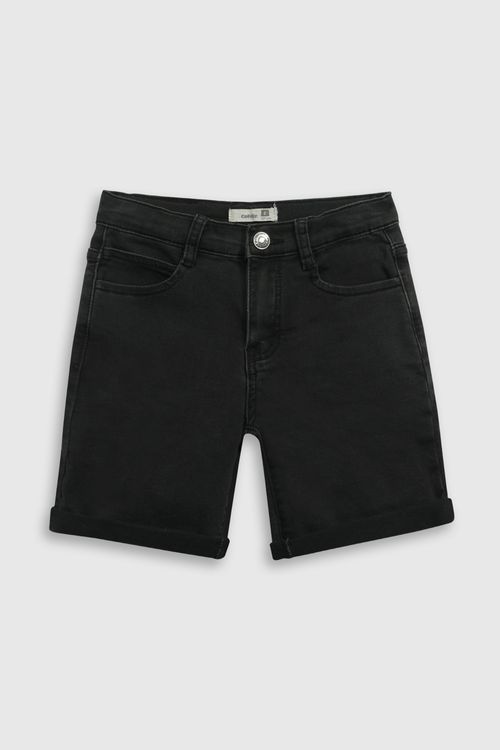 Bermuda De Niño Negro