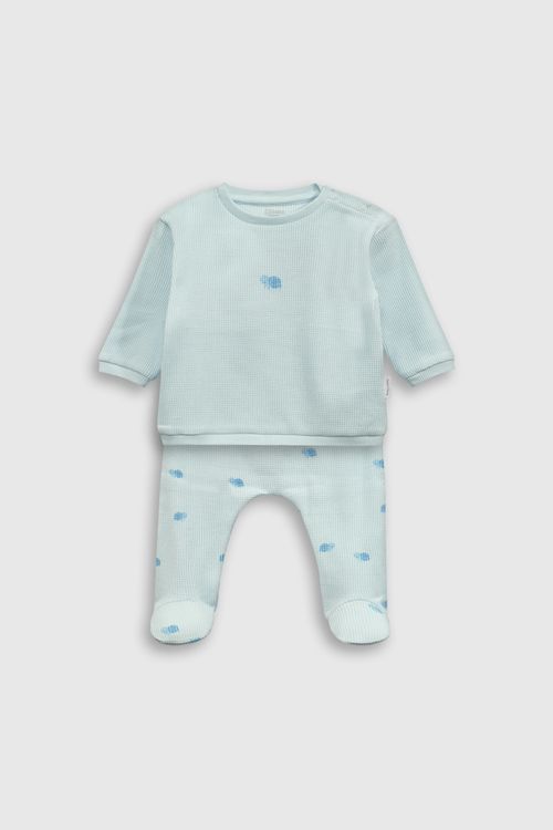 Conjunto De Niño Celeste