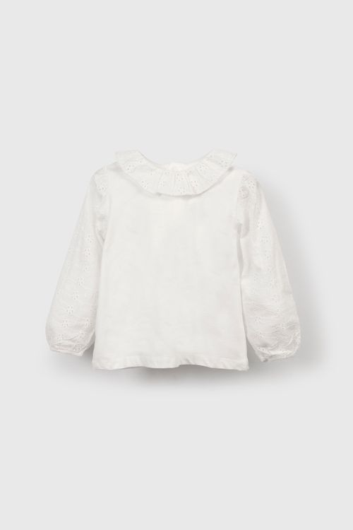 Polo De Niña Colección Blanco