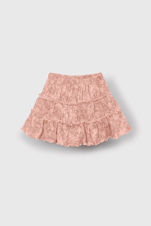 Falda De Niña Everyday Rosado