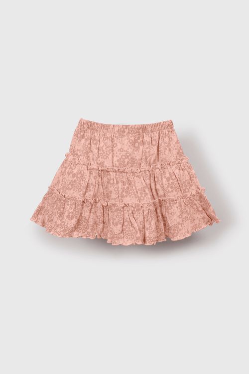 Falda De Niña Everyday Rosado