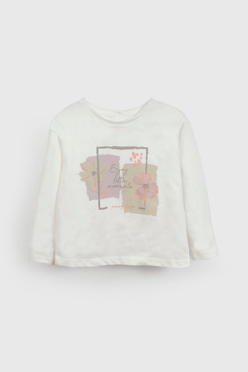 Polo De Niña Everyday Blanco