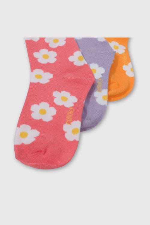 Medias 3/4 De Niña Colección Rosado