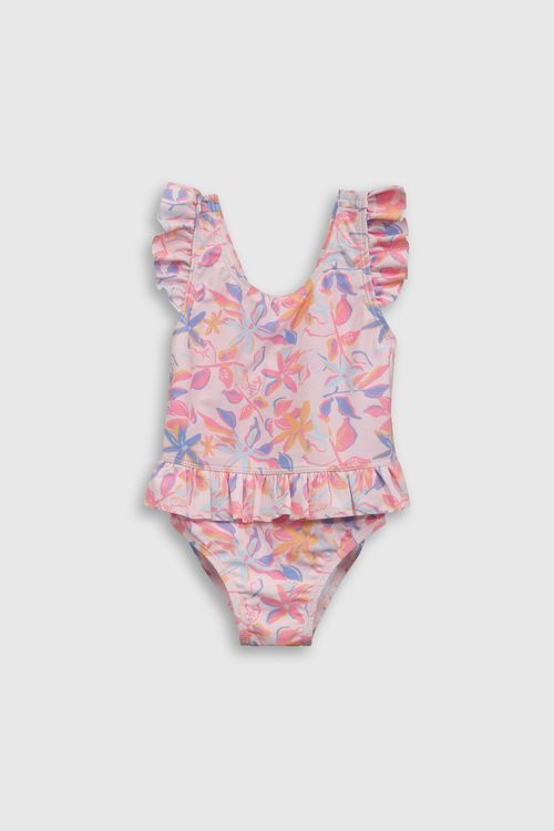 Traje De Baño De Niña Rosado