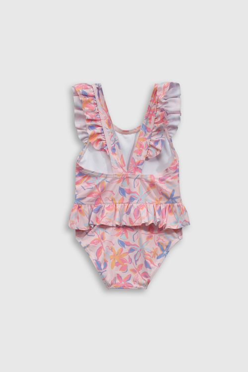Traje De Baño De Niña Rosado