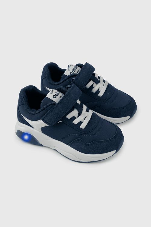 Zapatilla De Niño Luces Azul