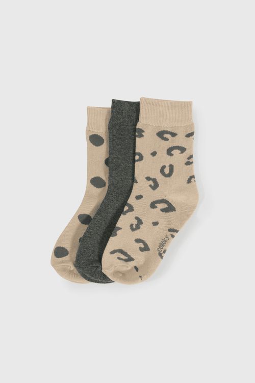 Medias 3/4 De Niña Colección Beige