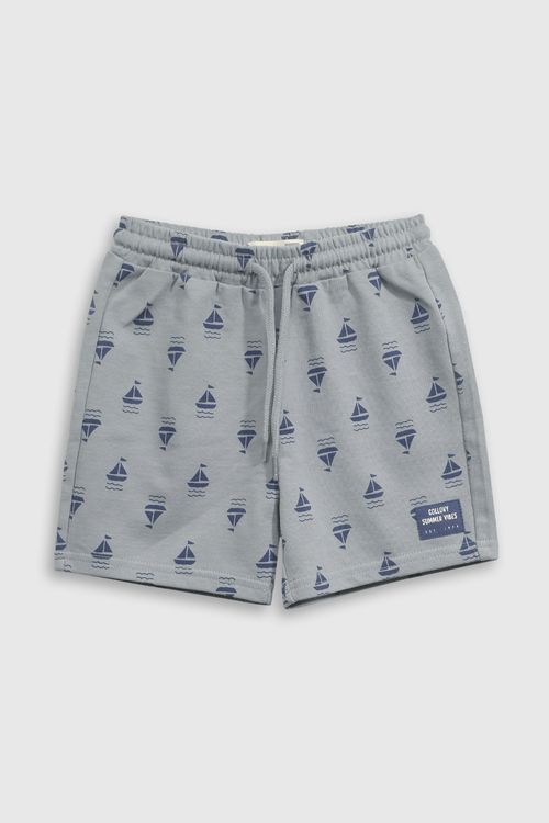 Bermuda De Niño Gris