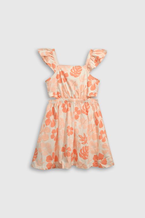 Vestido De Niña Naranjo