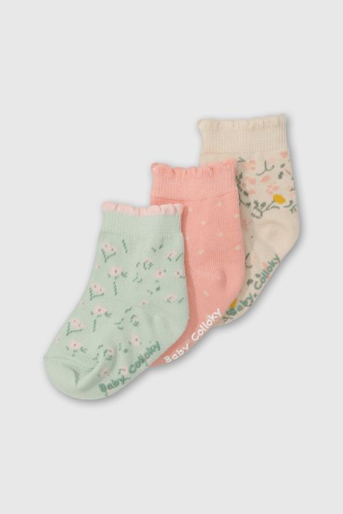 Medias Deportivas De Niña Colección Verde