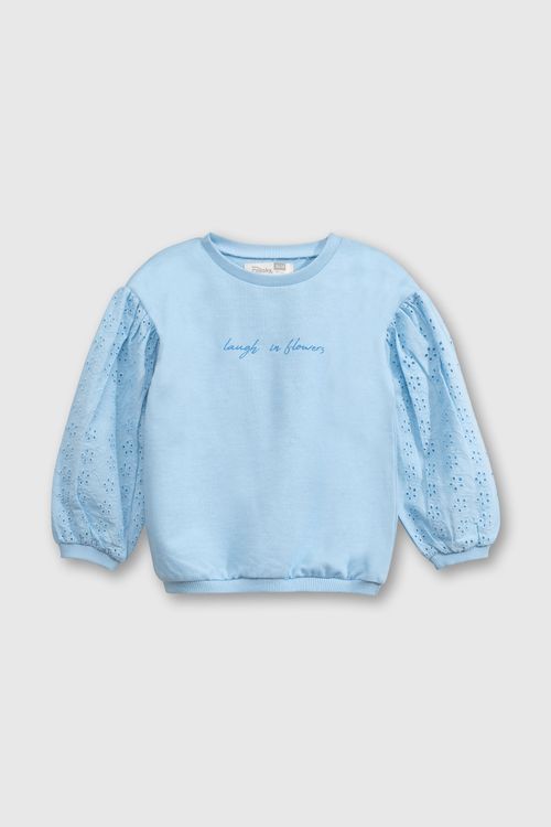 Polera De Niña Celeste