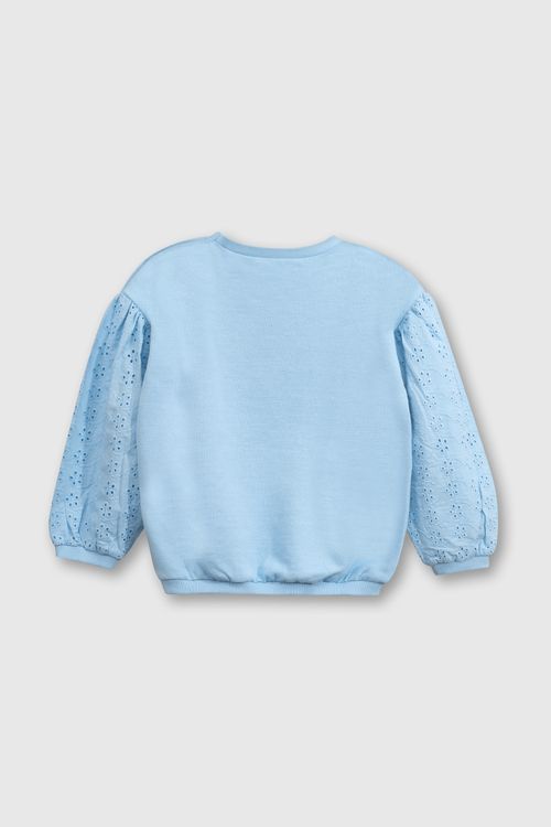 Polera De Niña Celeste