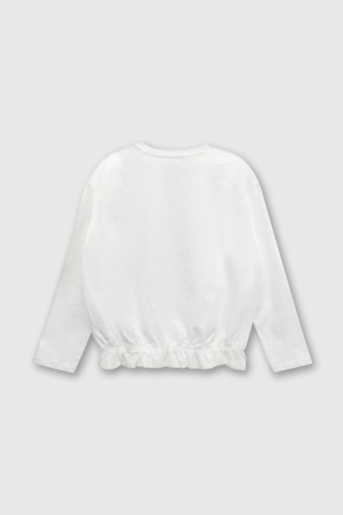 Polo De Niña Colección Blanco