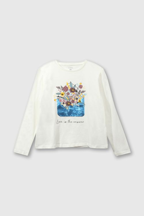 Polo De Niña Colección Blanco