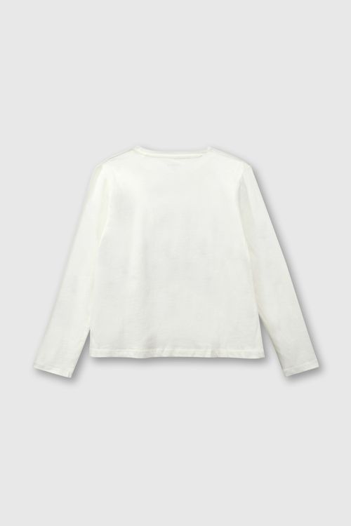 Polo De Niña Colección Blanco