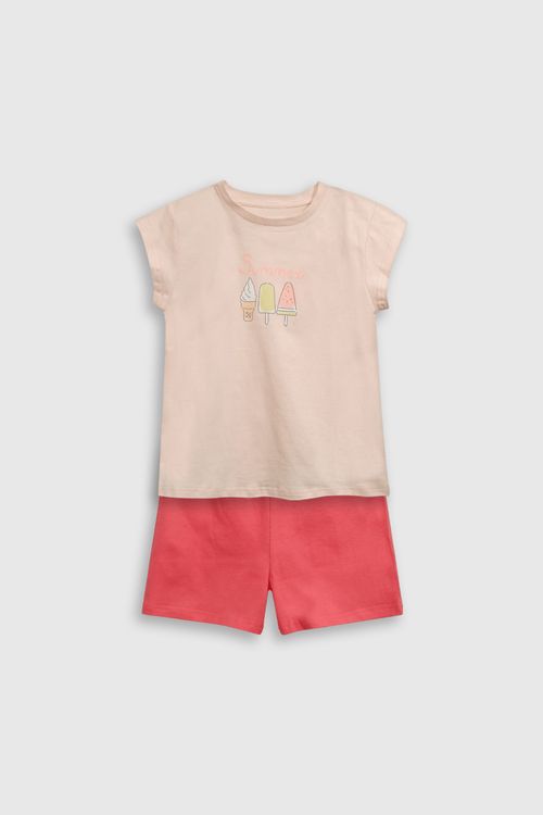 Pijama De Niña Fucsia