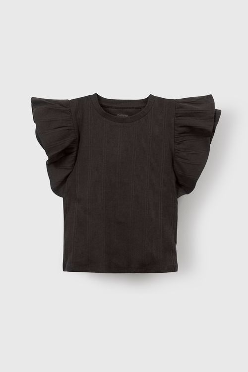 Polo De Niña Colección Negro