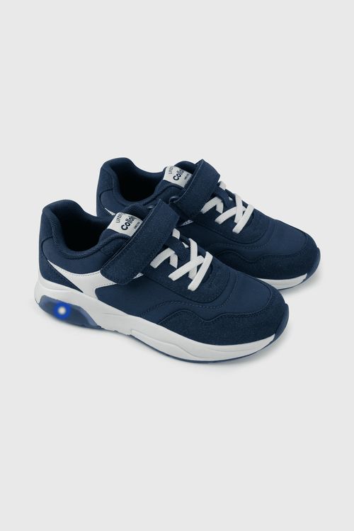 Zapatilla De Niño Luces Azul
